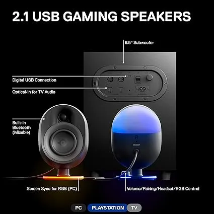 SteelSeries Arena 7 Gaming Speaker
