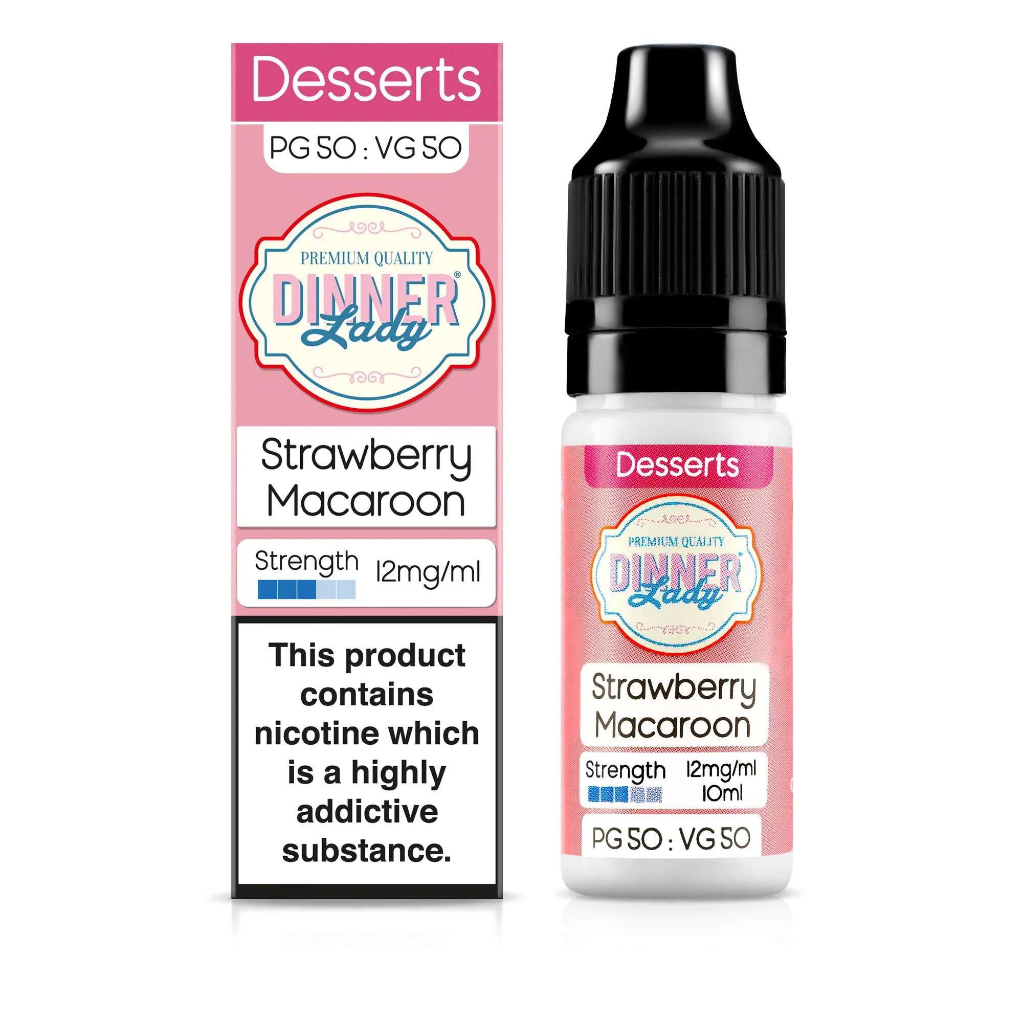 Strawberry Macaroon 50:50 10ml E-Liquid