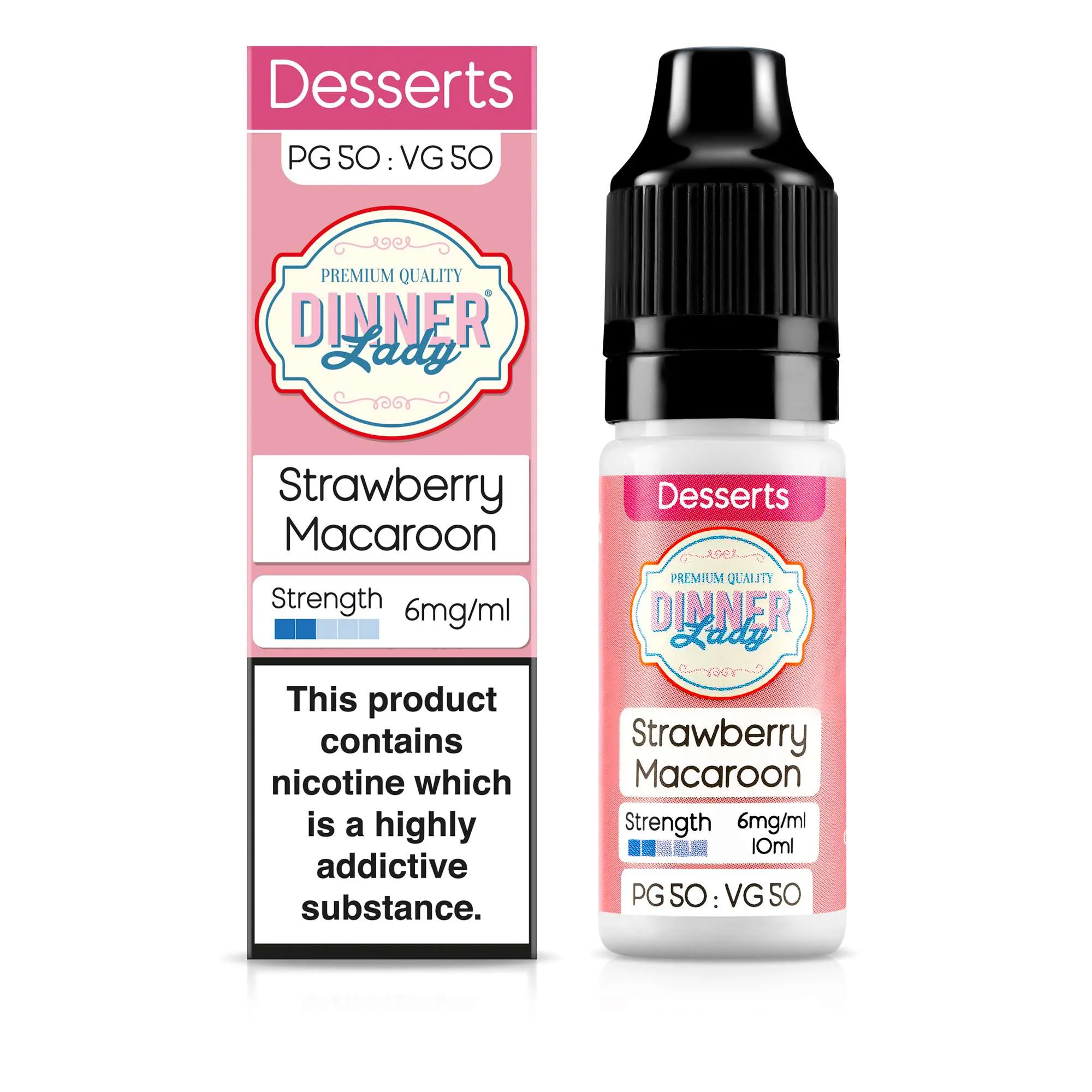 Strawberry Macaroon 50:50 10ml E-Liquid