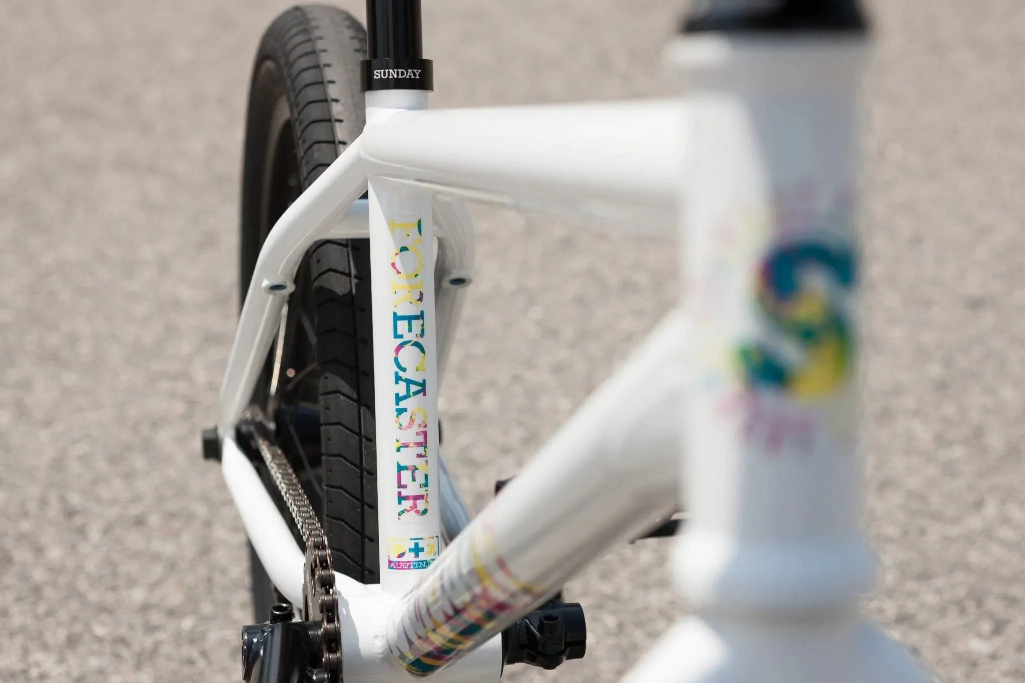 Sunday Forecaster 20.5" TT BMX Bike Ross Gloss White