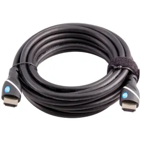 Top Dog Cables - TD-07BKWH15- Premium 15 Foot High Speed HDMI Cable with Ethernet - Black/White - 3D HD Gaming Systems PC DVD TV Blu Ray