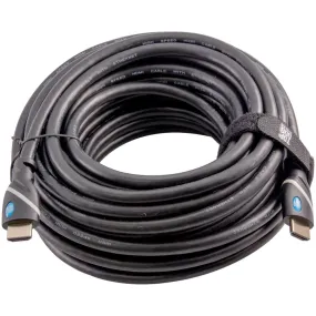 Top Dog Cables - TD-07BKWH45- Premium 45 Foot High Speed HDMI Cable with Ethernet - Black/White - 3D HD Gaming Systems PC DVD TV Blu Ray