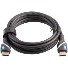 Top Dog Cables - TD-07BKWH7- Premium 7 Foot High Speed HDMI Cable with Ethernet - Black/White - 3D HD Gaming Systems PC DVD TV Blu Ray
