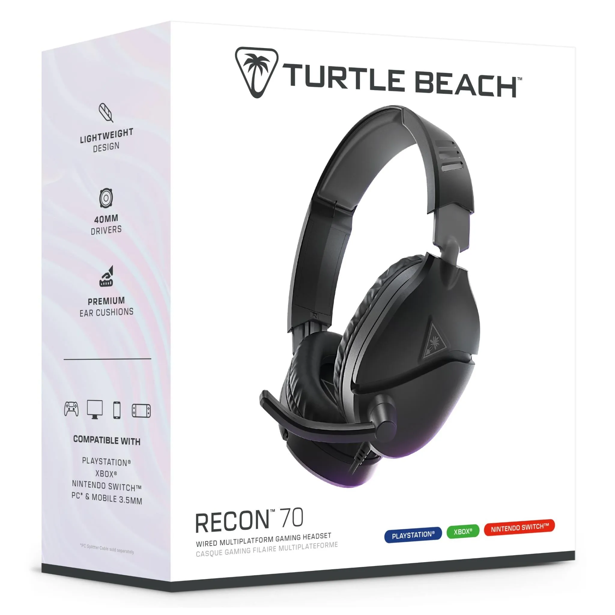 Turtle Beach Recon 70 Gaming Headset (Black)