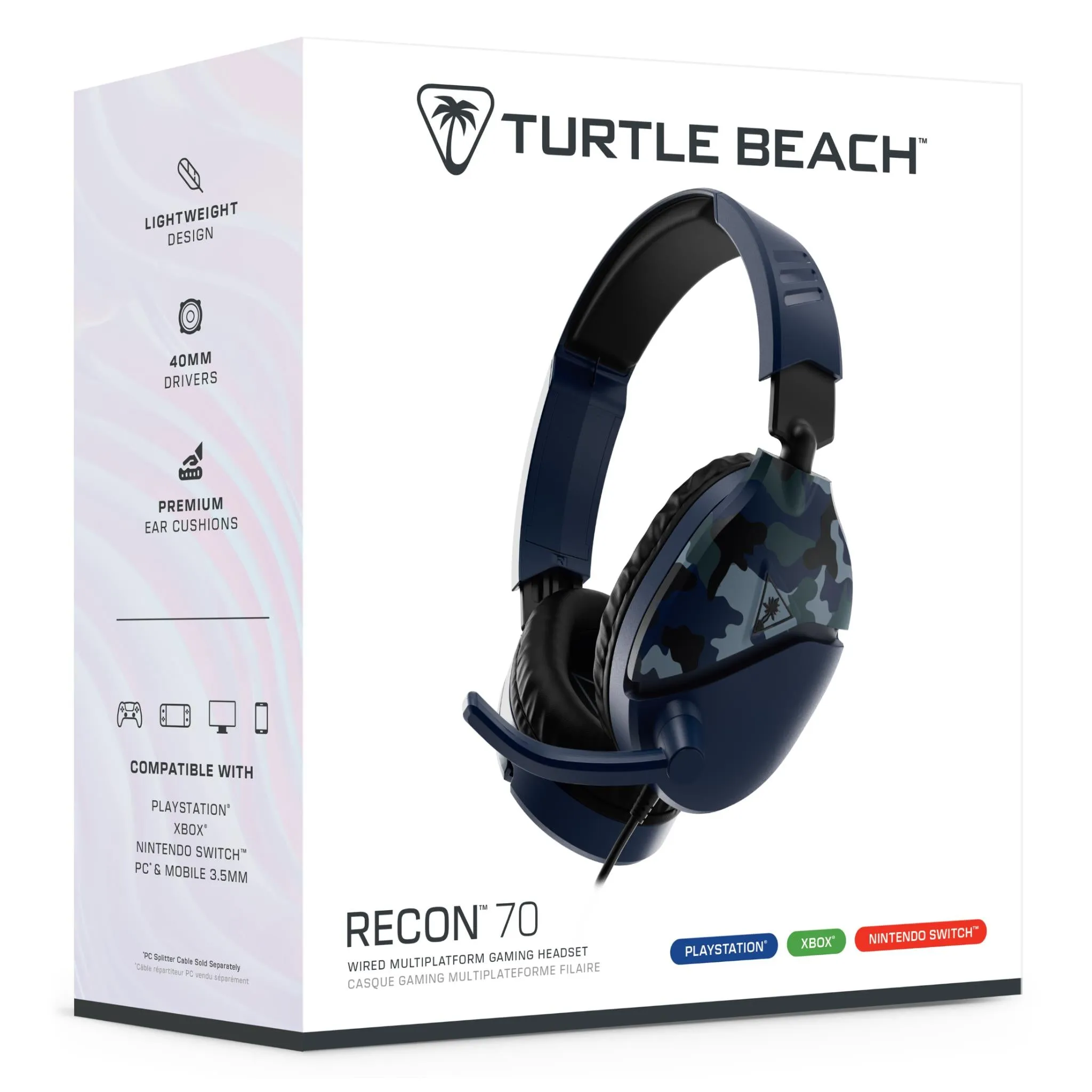 Turtle Beach Recon 70 Gaming Headset (Blue Camo)