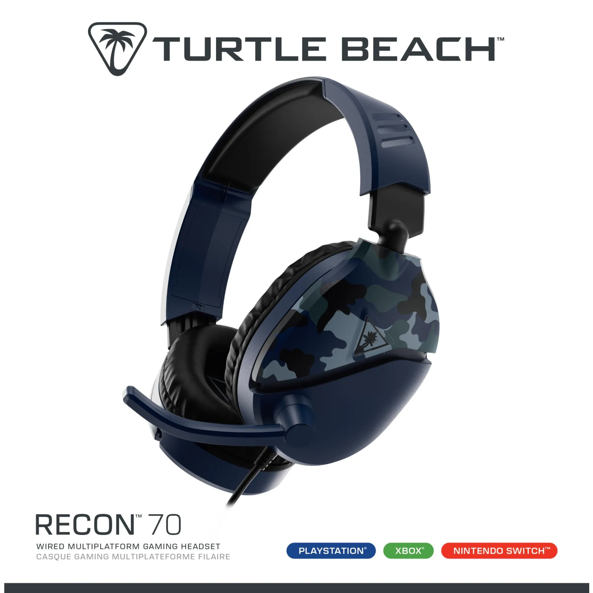 Turtle Beach Recon 70 Gaming Headset (Blue Camo)