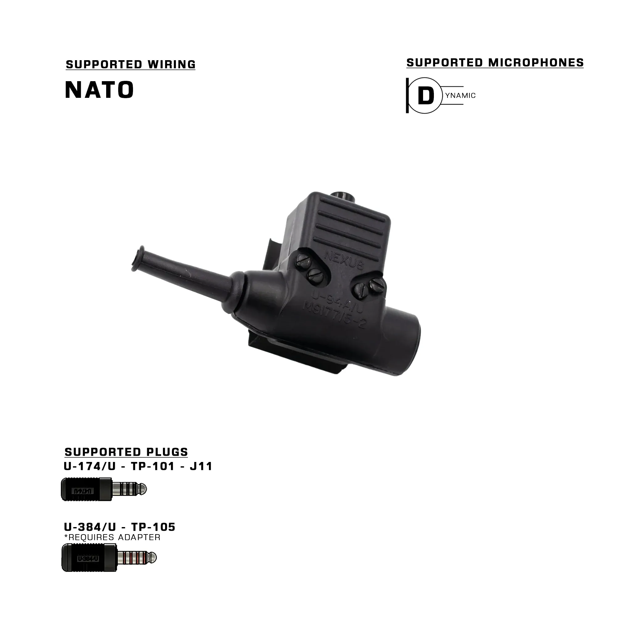 U94 - NATO - U-329/U (Six Pin)