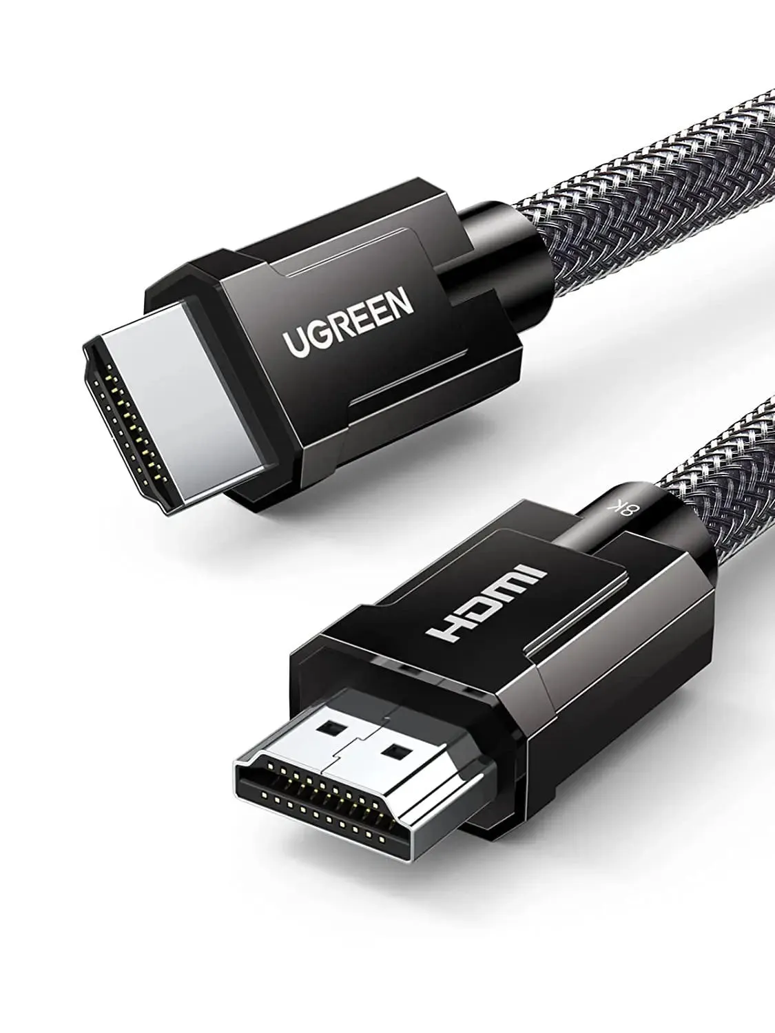 UGREEN 70321, 8K HDMI Cable 6 FT HDMI 2.1 Support 8K 60Hz Ultra HD, Dynamic HDR, High Speed 48Gbps, Dolby Vision, eARC, 2m(Gray)