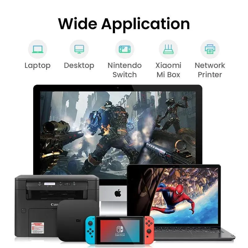 UGREEN USB Ethernet Adapter: Fast Network Speed for Gaming & Streaming