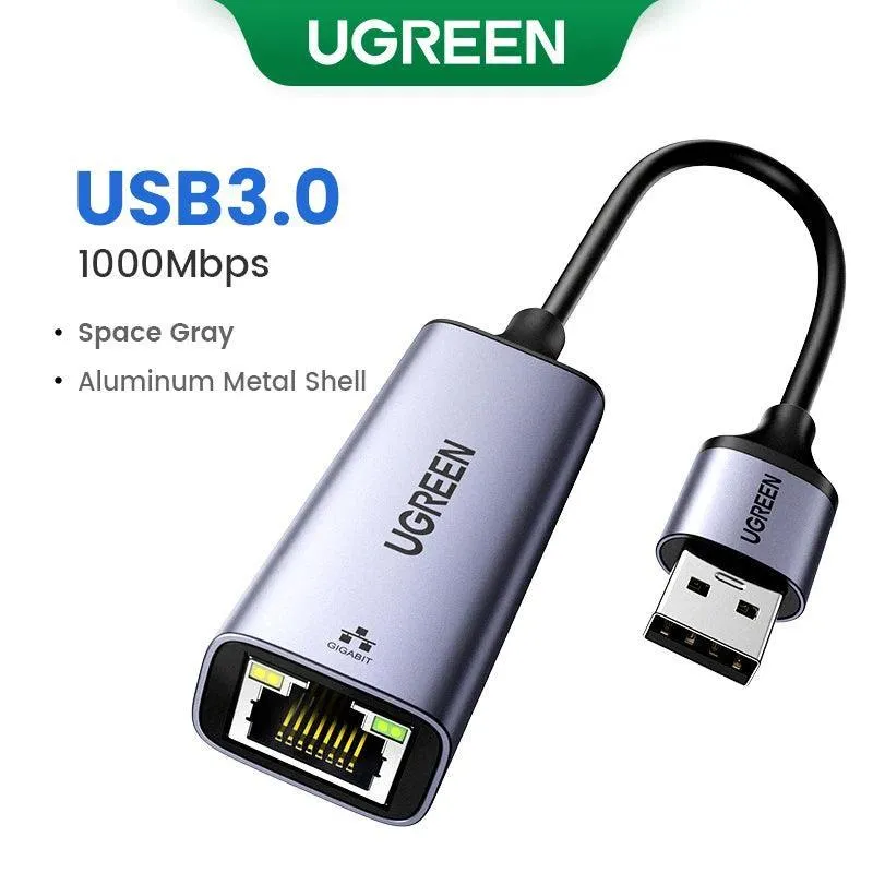 UGREEN USB Ethernet Adapter: Fast Network Speed for Gaming & Streaming