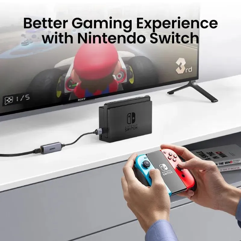 UGREEN USB Ethernet Adapter: Fast Network Speed for Gaming & Streaming