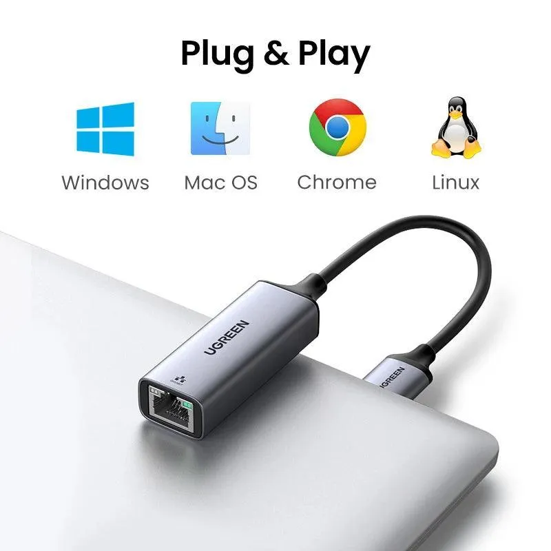 UGREEN USB Ethernet Adapter: Fast Network Speed for Gaming & Streaming