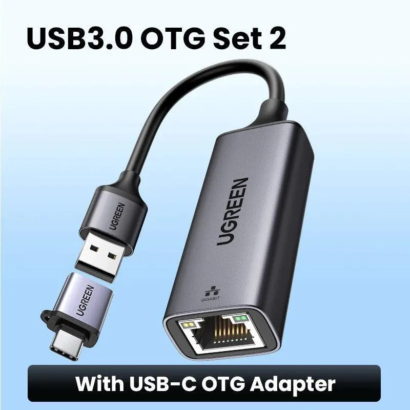 UGREEN USB Ethernet Adapter: Fast Network Speed for Gaming & Streaming