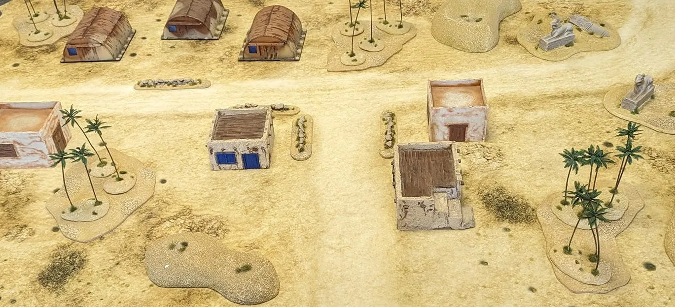Wargaming Battle Mat 6x4 Wild West Town