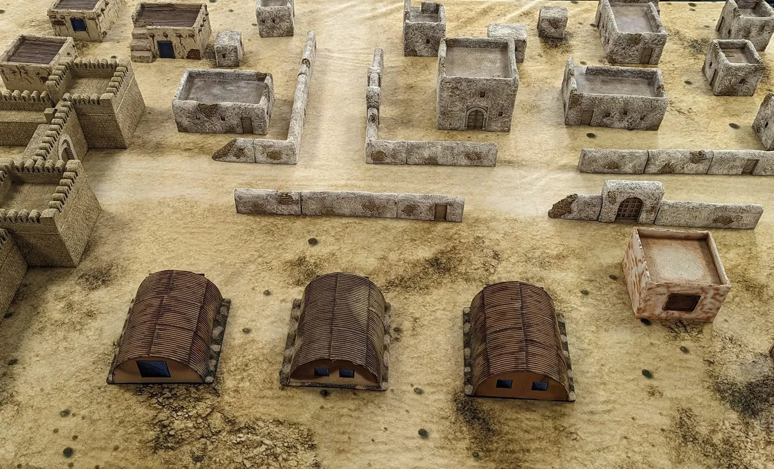 Wargaming Battle Mat 6x4 Wild West Town