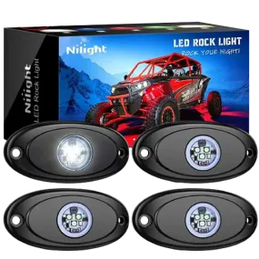 White LED Rock Lights (4 Pcs)