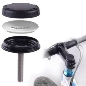 Xtreme Xccessories Air Tag Bike Mount Bicycle Front Fork Down Tube Stem Mount Anti-theft Loss Tracking Locating Bracket GPS Holder